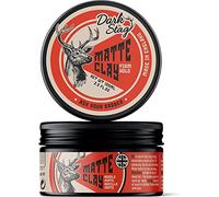 Dark Stag Matte Clay, Firm Hold Professional Hair Styling Clay, Water Based Easy to Wash Hair Wax, Matte Look No Shine, Coconut Fragrance, 100ml/3.5oz