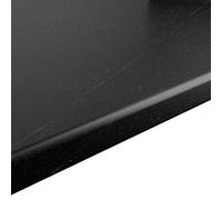 Dark Stone Effect Laminate Post-Formed Edge Kitchen Worktop, (L)2400mm (W)620mm (T)28mm