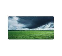 Dark Storm Clouds Cute Gaming Mousepad Rubber Base Desk Mat for Home Office Laptop Computer