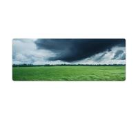 Dark Storm Clouds Cute Gaming Mousepad Rubber Base Desk Mat for Home Office Laptop Computer