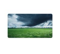Dark Storm Clouds Cute Gaming Mousepad Rubber Base Desk Mat for Home Office Laptop Computer