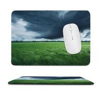 Dark Storm Clouds Mousepad with Stitched Edges