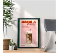 Dark Stormy - Vintage Cocktail Print, Home Bar Art Display - Retro Bar Decor for Home, Kitchen, Lounge - Ideal Poster for Cocktail Lovers, A4 A3 Home Decoration Wall Art Deco (A4 Print only)
