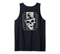 Dark Surreal Skull Art, Mind Unbound, Double Print Design Tank Top