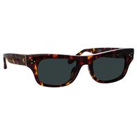Dark Tortoise-Shell-Yellow Gold-Chocolate/Deep Green / 51