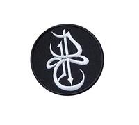 Dark Tranquillity Melodic Septic Broiler HammerFall Tiamat in Flames NWOBHM Death Metal Thrash Black Rock etc2 Embroidered Iron on Applique Souvenir Accessory