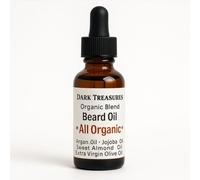 DARK Treasures Seven Blend Beard Oil Natural For Skincare Original Beard Oil, Men's Grooming, Beard Softens, Smooths & Strengthens(30 ml) زيت اللحية طبيعي