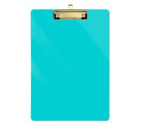 Dark Turquoise Solid Color Pure Plain Service tech clipboard Standard Hole for Legal Women Basketball Coaches Size 9 x 12 Gold