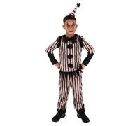 Dark Vintage Clown Boys Fancy Dress Costume Kids Small - Age 4-6