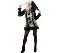 Dark Vintage Clown Adults Halloween Scary Clown Fancy Dress Outfit Adults Kids