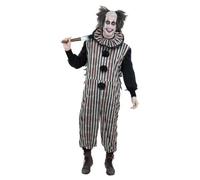 Dark Vintage Clown Fancy Dress Costume Adult Mens Medium