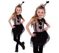 Dark Vintage Clown Adults Halloween Scary Clown Fancy Dress Outfit Adults Kids