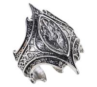 Dark Vintage Open Rings Gothic Adjustable Alloy Jewelry Unique Unisex Accessory for Everyday Wear Unique Gothic Statement Rings