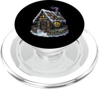 Dark Witch Cottagecore Gingerbread Yule Pagan Christmas Art PopSockets PopGrip for MagSafe