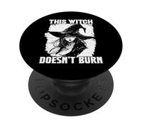 Dark Witch T| Halloween Party T | Witchcraft T Wicca Witches PopSockets Adhesive PopGrip