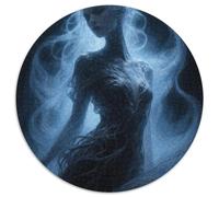 Dark World 1000 Pieces Round Puzzles Creative Jigsaw Unique Challenge for Adults And Kids Difficult Challenge Game 1000pcs (67.5x67.5cm)