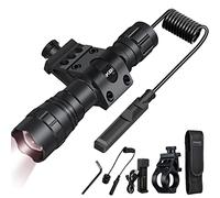 DARKBEAM Infrared Torch ir 940nm Night Vision Light Flashlight LED Rechargeable Mini, ir Illuminator with Long Range & High Power, Focus Adjustable for Hunting, Observation, Search, with Mount