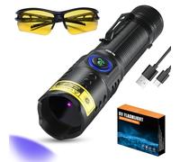 DARKBEAM UV Torch 365nm Black Light - Mini & Powerful LED Ultraviolet Blacklight Flashlights - Rechargeable Woods Lamp for AC Leak, Resin Curing, Cat/Dog Urine, Blood Tracking, Rocks Finder