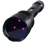 DARKBEAM UV Torches 365 nm Ultraviolet Black Light, LED Light Portable Woodsche Lamp, 36 W Powerful Blacklight for Detecting Animal Urine, Leak, Minerals, Urine Glass with 2 Batteries, B30