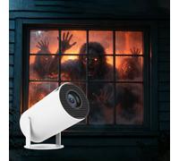 DarkCast Halloween Projector, Scary Haunted House FX & Fantasy Scenes | For Outdoor Street-View Display Scary Haunted House FX & Fantasy Scenes, 4K Supported Auto Focus Portable Ambient Projector
