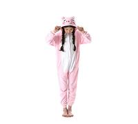 DarkCom Animals Onesie Pyjamas Fancy Dress Christmas Costumes One Piece Pig Pink