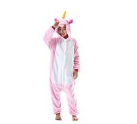 DarkCom Animals Onesie Pyjamas Fancy Dress Christmas Costumes One Piece, Unicorn Pink1