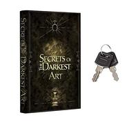 Darkest Art Hidden Safe - Diversion Fake Book Safe Box, Secret Money Storage - Key Lock, Large