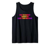 Darkest Part of Me Carry Their Own Light Mindfulness Zen Tank Top