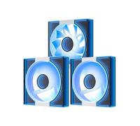 darkFlash 3-Pack 120mm PC Case Fans, PWM ARGB Sync, Addressable RGB Cooling Fans for Computer Case & High Airflow(DM8, White)