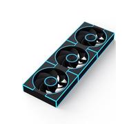 darkFlash 3-Pack 120mm PC Case Fans, PWM ARGB Sync, Addressable RGB Cooling Fans for Computer Case & High Airflow, Reverse Blade (DM8R LINE, Black)