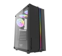 darkFlash DK151 Gaming PC Case Midi Tower 3 RGB Fans USB 3.0 Black