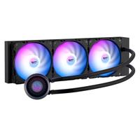 darkFlash DNA360A AIO Liquid CPU Cooler, High Performance Pump, ARGB Sync, PWM Fans, with Customizable darkFlash Logo, Compatible with Intel 1700/1200/115X, AMD AM4