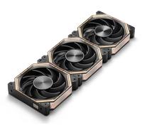 darkFlash INF34 120MM PC Case Fan, Daisy-Chain, up to 2000RPM Cooling, 4-Pin PWM, ARGB CPU Cooling Computer Fan, 3 Pack (Black, Forward)