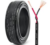 DARKGUARD Trailer Light Cable Caravan Cable 2 Core 1.0mm², 10M Automotive Vehicle Cable Twoing Wire 2 Conductors, 12V 24V Flat Copper Wire for Trailer Boat Agricultural Machines, Flexible PVC