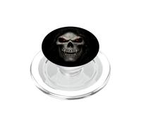 Darkness Knows My Name Hooded Skull Quote Gothic Horror PopSockets PopGrip for MagSafe