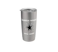 Darkness Outside Abyss Inside Goth Emo alt Eccentric Dark Stainless Steel Insulated Tumbler