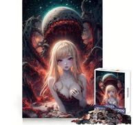 Darkness Psycho Creature Jigsaw Puzzles for Adults 1000 Pieces Strong Logic Clear Color Fun Challenge Festive Gift (38x26cm)