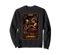 Darkness Skeleton Nail Boss The Nail Techs Life Tarot Card Sweatshirt