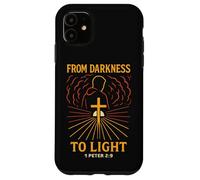 Darkness To Light Bible Verse Christian Peter 2:9 Born Again Case for iPhone 11