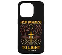 Darkness To Light Bible Verse Christian Peter 2:9 Born Again Case for iPhone 15 Pro