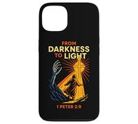 Darkness To Light Christian Gothic 1 Peter 2:9 Bible Verse Case for iPhone 13