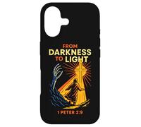 Darkness To Light Christian Gothic 1 Peter 2:9 Bible Verse Case for iPhone 17