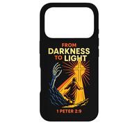Darkness To Light Christian Gothic 1 Peter 2:9 Bible Verse Case for iPhone 17 Pro
