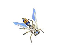 Darknet Assassin B Steampunk Mechanical Insect 3D Metal Puzzle 128PCS Brain Teaser Model DIY Assembly Project Desktop Display Art for Teens and Adults