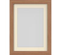 (Darkoak, 20x16" for 15x10" image) MODERN Photo Picture Poster Frames with Quality Ivory Mount