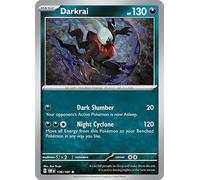 Darkrai 136/197 Rare Pokemon Card (SV Obsidian Flames) + 1x TitanCards® Toploader
