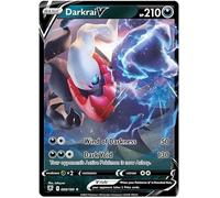 Darkrai V 098/189 Ultra Rare Pokemon Card (SWSH Astral Radiance) + 1x TitanCards® Toploader