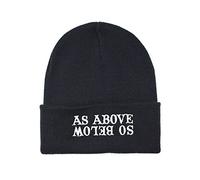 Darkside As Above So Below Beanie Hat Alternative Knitted Beanie Black