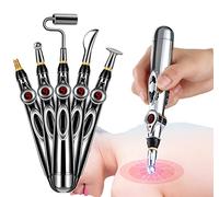 DarkSwan Electronic Acupuncture Pen, 5-in-1 Acupuncture Needles Pain Gone Pen for Pain Relief, Powerful Meridian Energy Pulse Acupressure Pen, Powered by 1 AA Battery