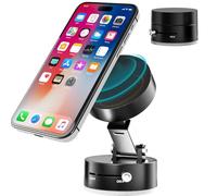 DARKSY Adjustable Vacuum Magnetic Suction Phone Holder, Foldable Cell Phone Stand with Double-Sided Adsorption for Car/Gym/Mirror/Smooth Surface